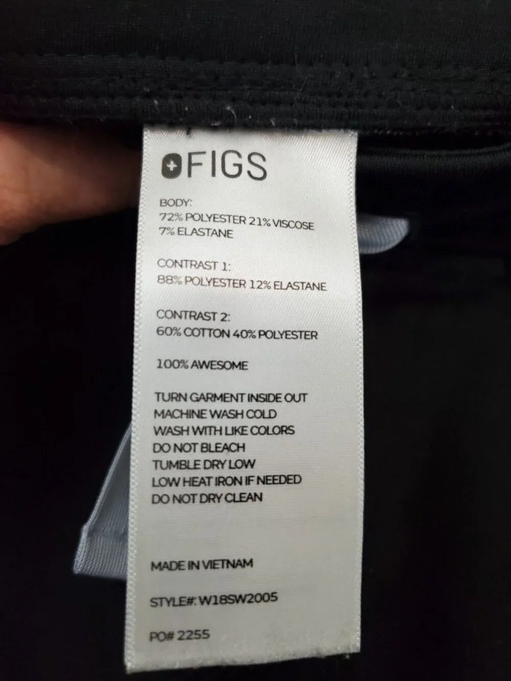Figs Zamora Jogger scrub pants in black - Picture 5 of 11